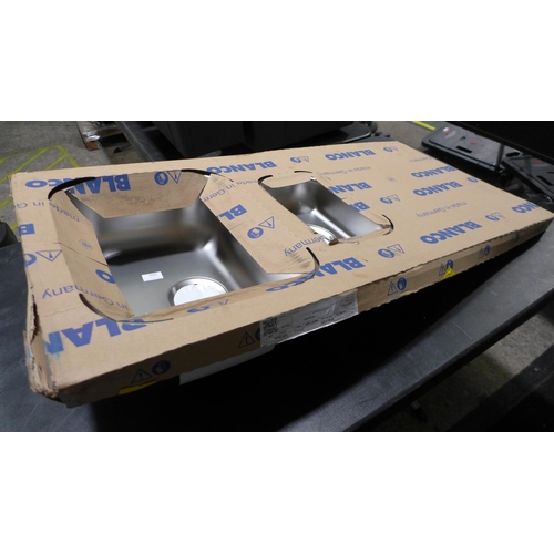 3049 - Blanco Tipo II 6S Stainless Steel Sink with Drainer (394-163)  *This lot is subject to VAT