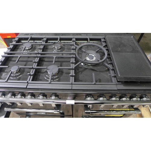 3053 - Stoves Richmond Deluxe Black 100cm Dual Fuel Range Cooker, original RRP £1832.50 inc. VAT (Model: ST... 