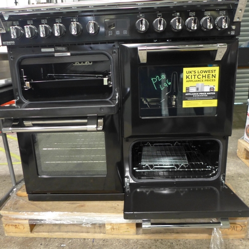 3053 - Stoves Richmond Deluxe Black 100cm Dual Fuel Range Cooker, original RRP £1832.50 inc. VAT (Model: ST... 