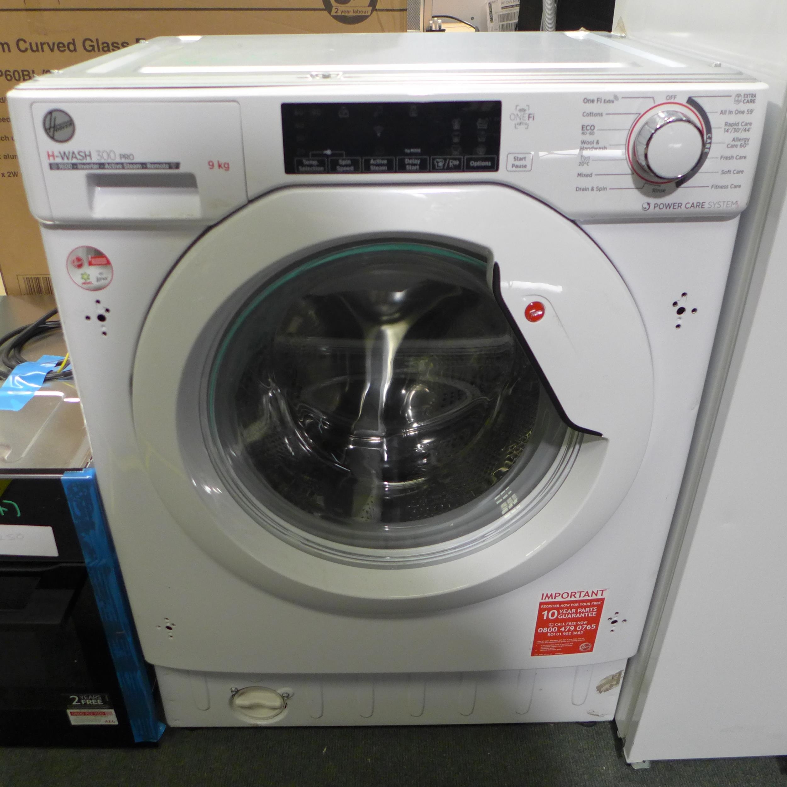 hoover hbws48d1e integrated washing machine