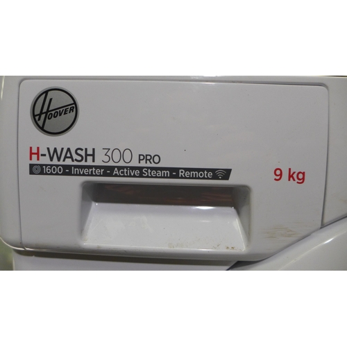 3056 - Hoover H-Wash 300 Pro Integrated Washing Machine (9kg), original RRP £424.17 inc. VAT (H820xW600xD52... 