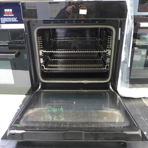 3064 - CDA Black Pyrolytic Electric Oven (595x595x550) (Model: SL550BL) (394-152) *This lot is subject to V... 