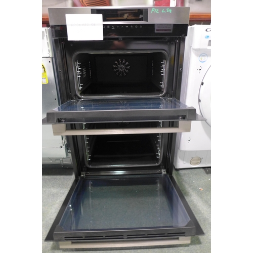 3078G - AEG Built-In Double Oven, original RRP £857.50 inc. VAT (H888xW594xD548) (Model: DCK731110M) (394-58... 