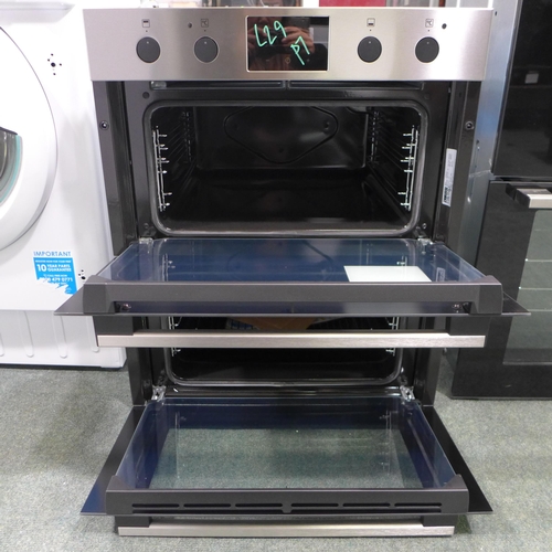 3078J - Zanussi Built Under FanCook Double Oven, original RRP £390.84 inc. VAT (H715xW594xD568) (Model: ZPHN... 