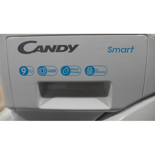 3078K - Candy Integrated Washing Machine (9kg) , original RRP £314.17 inc. VAT - (H820xW600xD525) (Model: CB... 