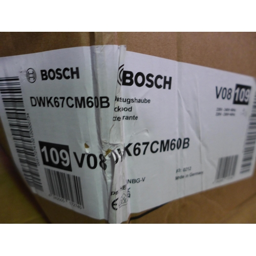 3274 - Bosch Angled Chimney Extractor (H1258xW590xD499), original RRP £529.17 inc. VAT - model no.:- DWK67C... 