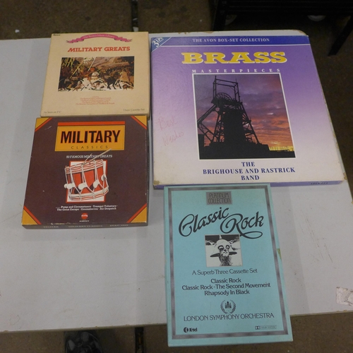 2254 - Selection of LP's, Brass, Military and more