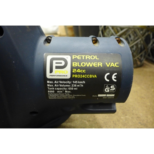 2342 - A Pro-performance Pro z4ccbva 24cc petrol blower vac body