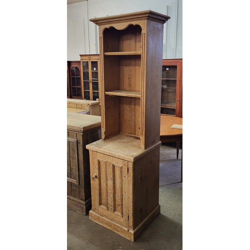 333A - A Victorian style pine kitchen cupboard