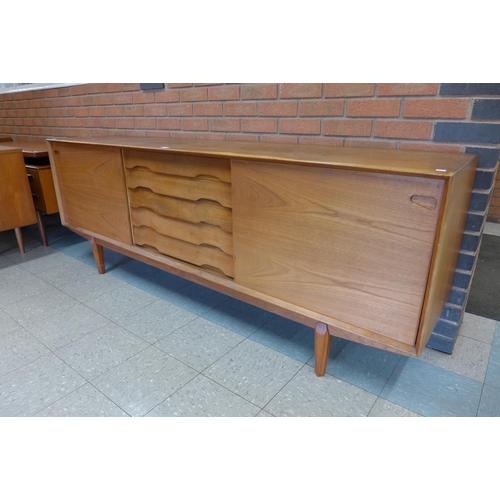 1 - A Danish Skovby teak sideboard, designed by Henry Rosengren Hansen