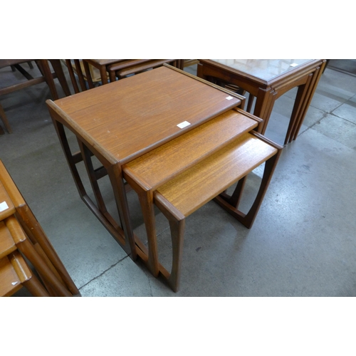 11 - A G-Plan Quadrille teak nest of tables