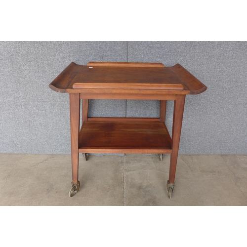 122 - A teak trolley