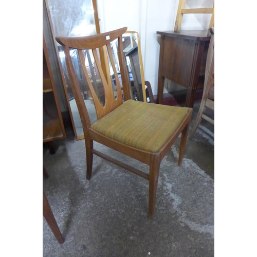 145 - A set of six G-Plan Brasilia teak dining chairs