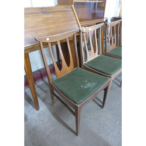 146 - A set of four G-Plan Brasilia teak dining chairs