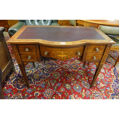 159 - An Edward VII inlaid rosewood lady's writing table