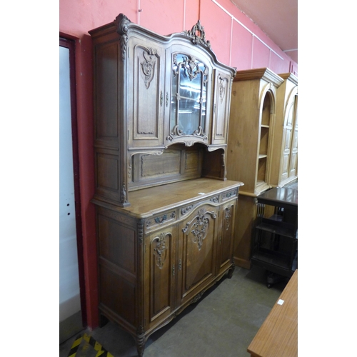 178 - A 19th Century Flemish carved oak Liege side cabinet