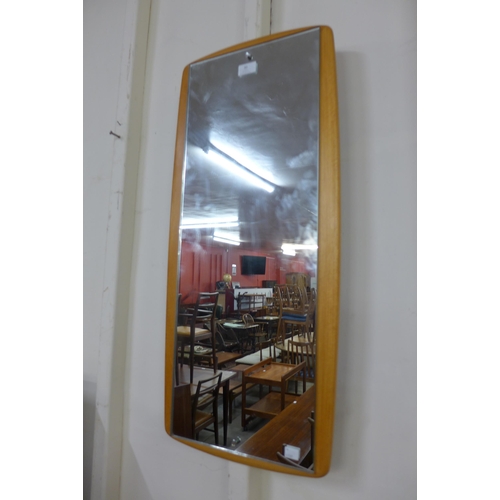 30 - A teak framed mirror