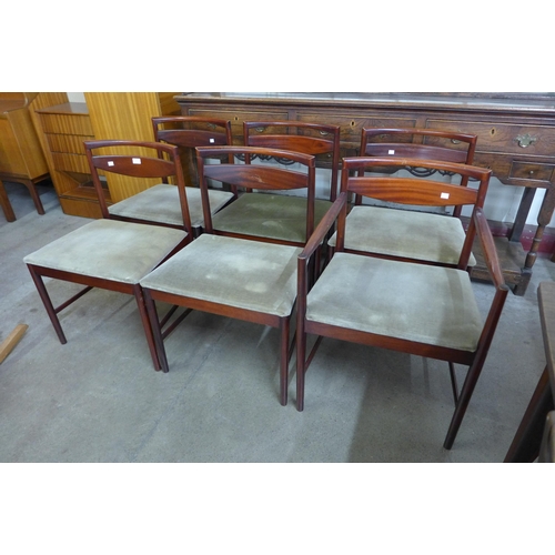 33 - A set of six McIntosh teak dining chiars