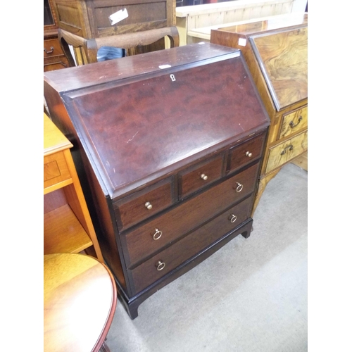 331 - A Stag Minstrel mahogany bureau