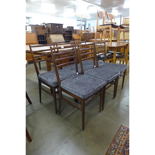 41 - A set of six Meredew teak dining chairs