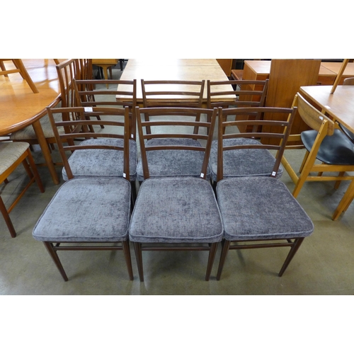 41 - A set of six Meredew teak dining chairs