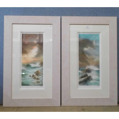 413 - A pair of signed Philip Gray limited edition prints, Nature's Rhythm I and II, no. 32/195, framed