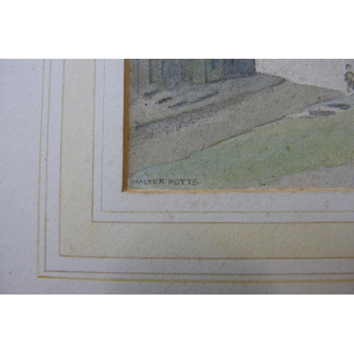 415 - Walter Potts (1883-1965), Buxton, Derbyshire, watercolour, framed