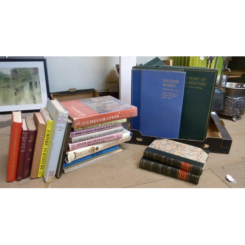 433 - Assorted books on antique furniture