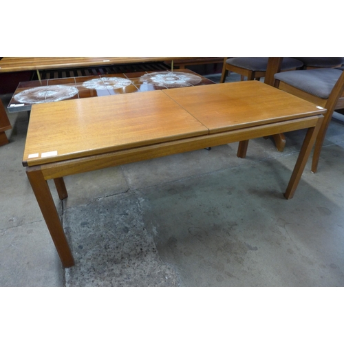 45 - A Remploy teak extending rectangular coffee table