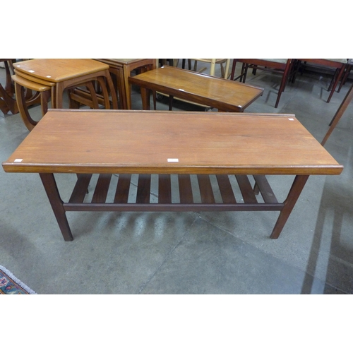 50 - A teak rectangular coffee table