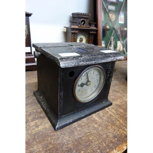 503 - A late 19th/early 20th Century cast iron cased Blick Time Recorder, 188 Grays Inn Road, London WC1