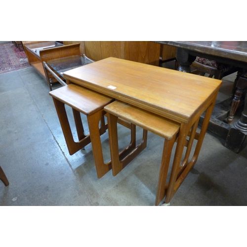 55 - A McIntosh teak Triform nest of tables