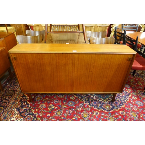 66 - A Beaver & Tapley teak two door bookcase