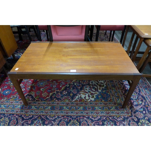 97 - A teak rectangular coffee table