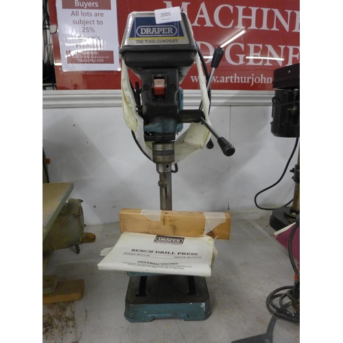 2005 - Draper Tool Co. bench drill press - W - with instructions, model no. BD13/3E