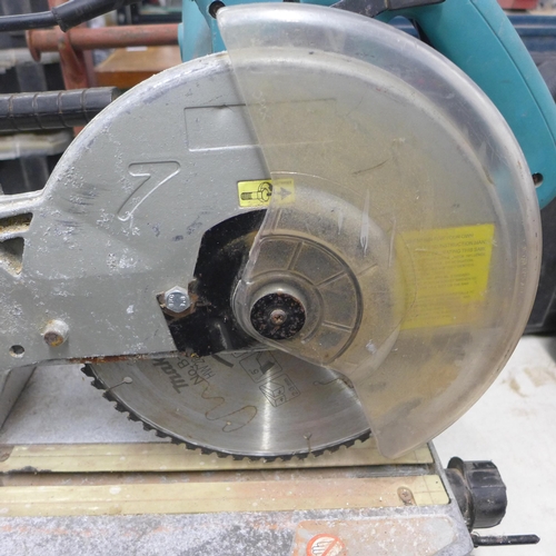 2019 - Makita 110v chop saw 260mm x 30mm cutting disc