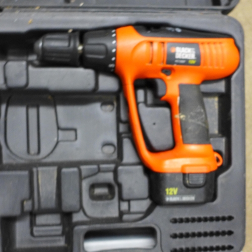 2023 - 2 Black & Decker drills (quattro and KC1282F)