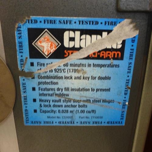 2040 - Clarke Strongarm fire safe (with key)