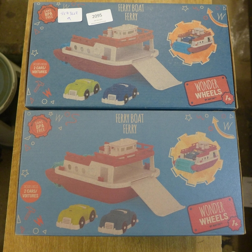 2095 - 2 Wonderwheels child's toy ferries - sealed