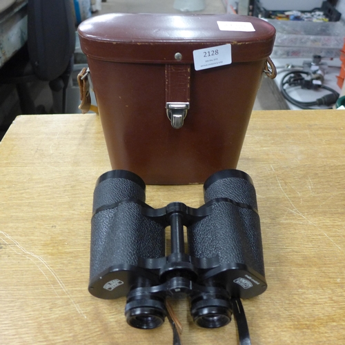 2128 - Pair of Carl Zeiss Jena 10 x 50w binoculars