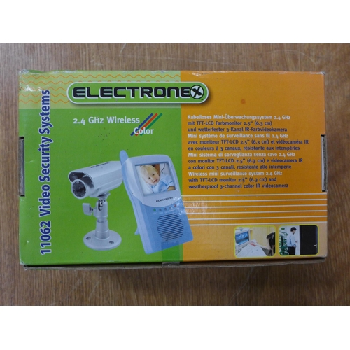 2144 - Electrone wireless video security system