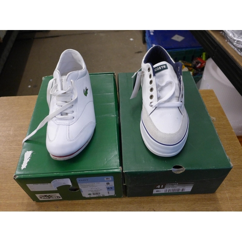 2152 - 2 Pairs of gent's Lacoste trainers