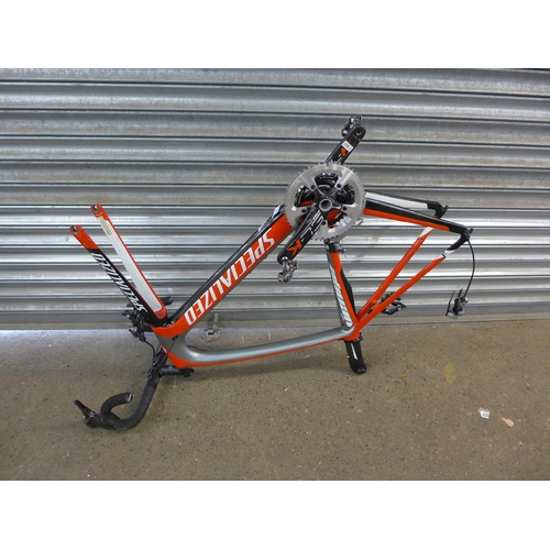 2266 - Specialised bike frame (cracked frame)