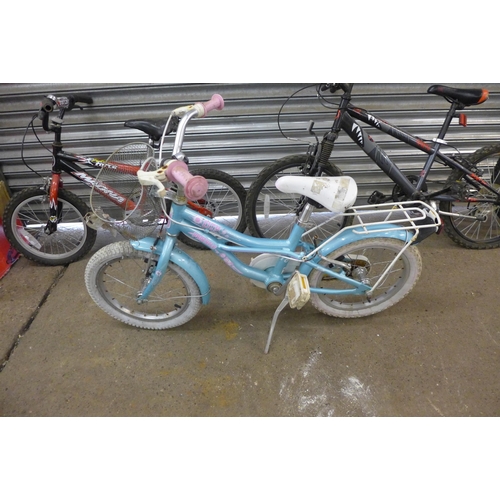 2270 - 4 Bikes; Child's Wildforce Magna, child's Guba Hood, child's City Pro Cycle and Probike Escape Squad... 