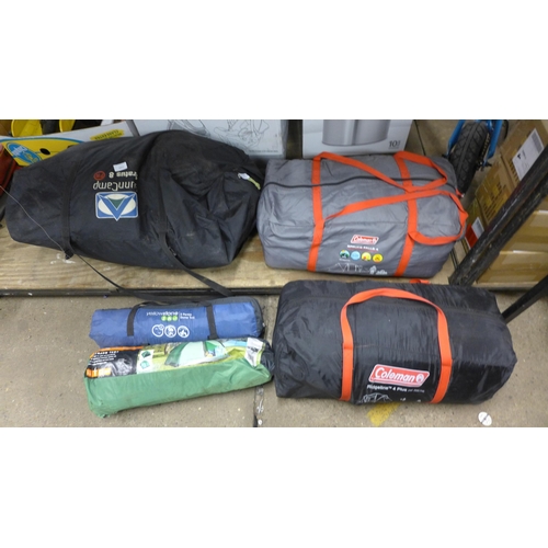 2589 - 3 Large tents & 2 dome tents
