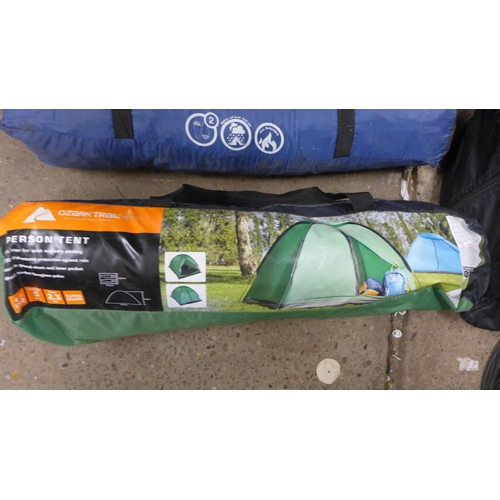 2589 - 3 Large tents & 2 dome tents