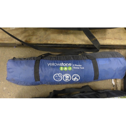 2589 - 3 Large tents & 2 dome tents
