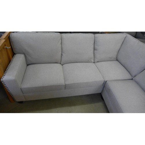 1590 - Ellen Fabric Sectional Large Sofa, original RRP £1166.66 + VAT (4165-27)(H 96.6 x W 245.2/247.7 x D ... 