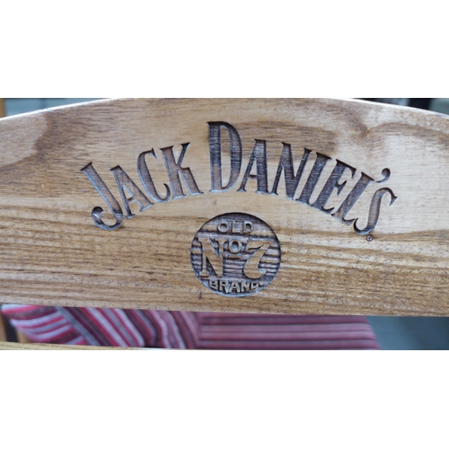 1605 - A Jack Daniels wooden rocking chair