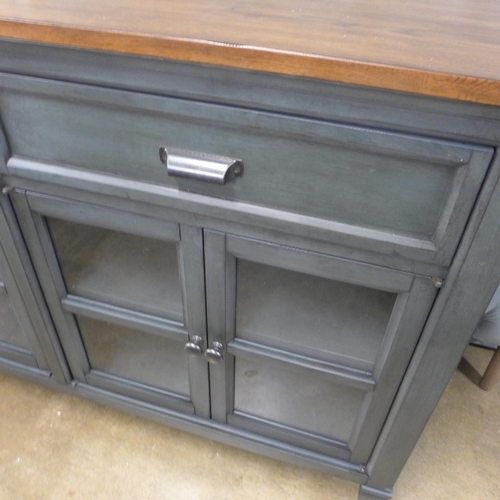 1454 - Conrad Console Blue Console, Original RRP £416.66 +VAT (4166-13) *This lot is subject to VAT